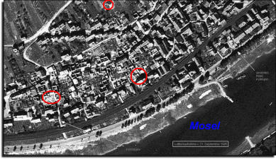 zerstrtes Klotten nach Bombenangriff 15.8.1944